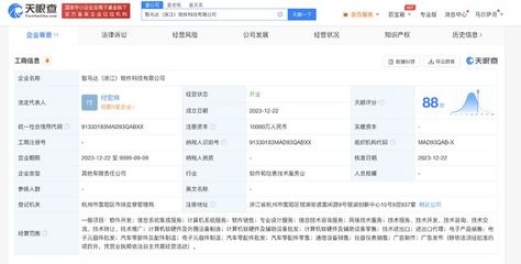 智馬達與億咖通攜手成立軟件科技公司，注冊資本1億聚焦計算機軟硬件開發與銷售